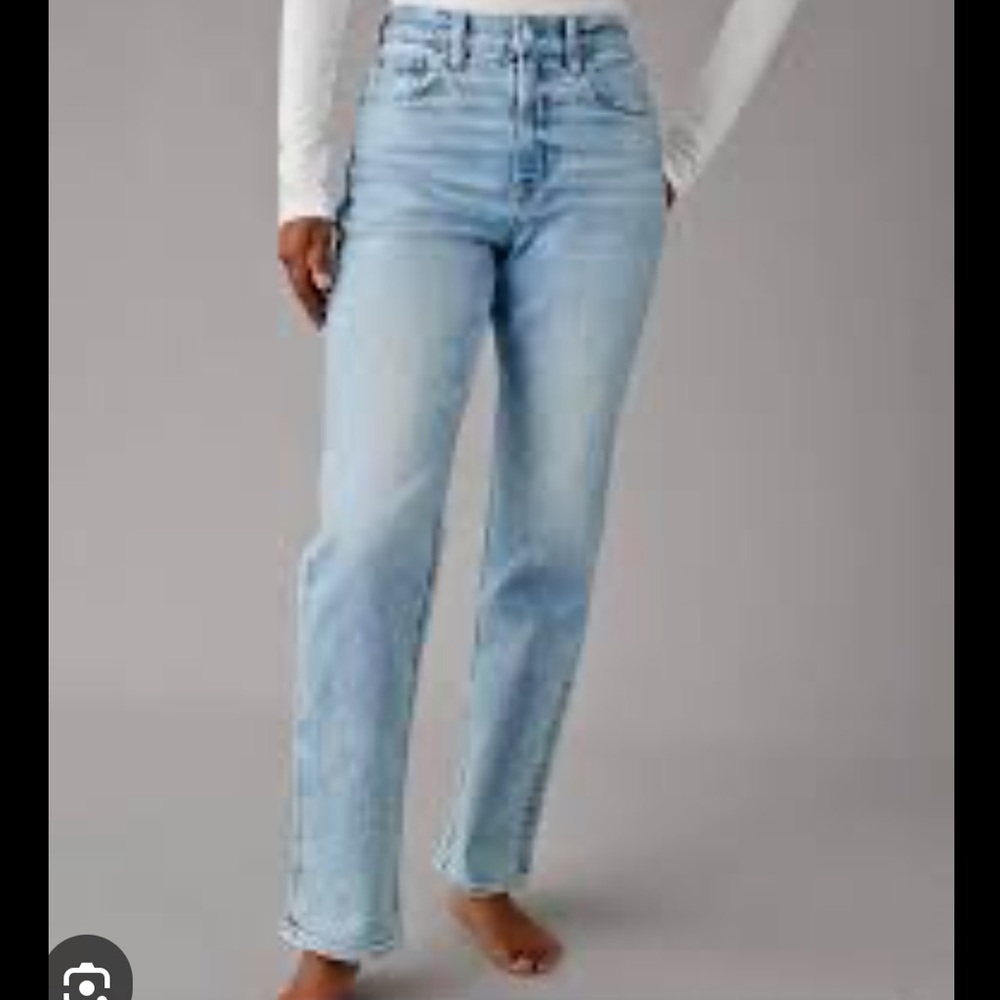 American Eagle 90’s Boyfriend faded rinse size 8|30” waist